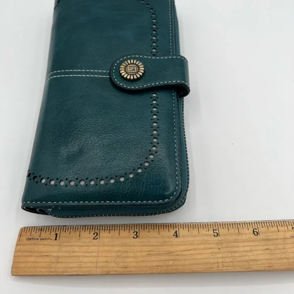 Teal Wallet/wristlet NWOT - Picture 4 of 7